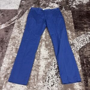 Polo Ralph Lauren Pants Men's 36x34 Blue Stretch Custom Fit Chino Preppy Casual